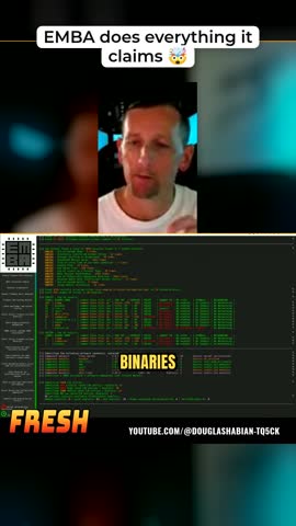 Delivered Short: firmware analysis output with a facecam.
